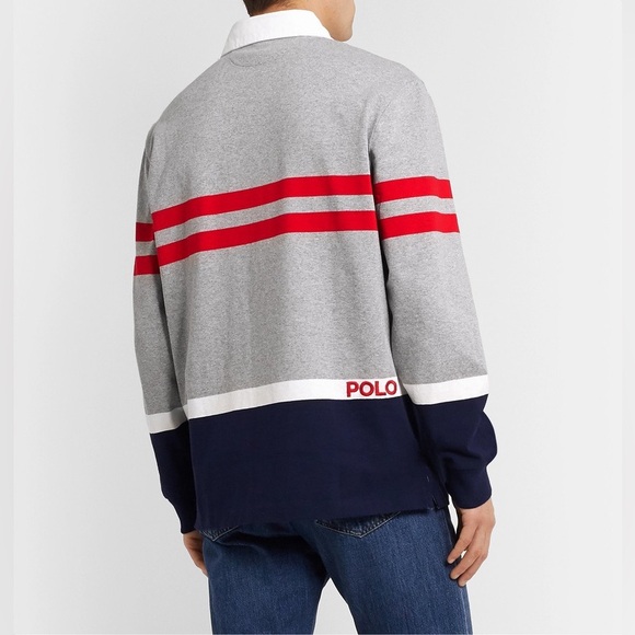 Polo‎ Ralph Lauren Rugby Crest Special Polo Shield Patch Shirt Classic Fit - Picture 2 of 11